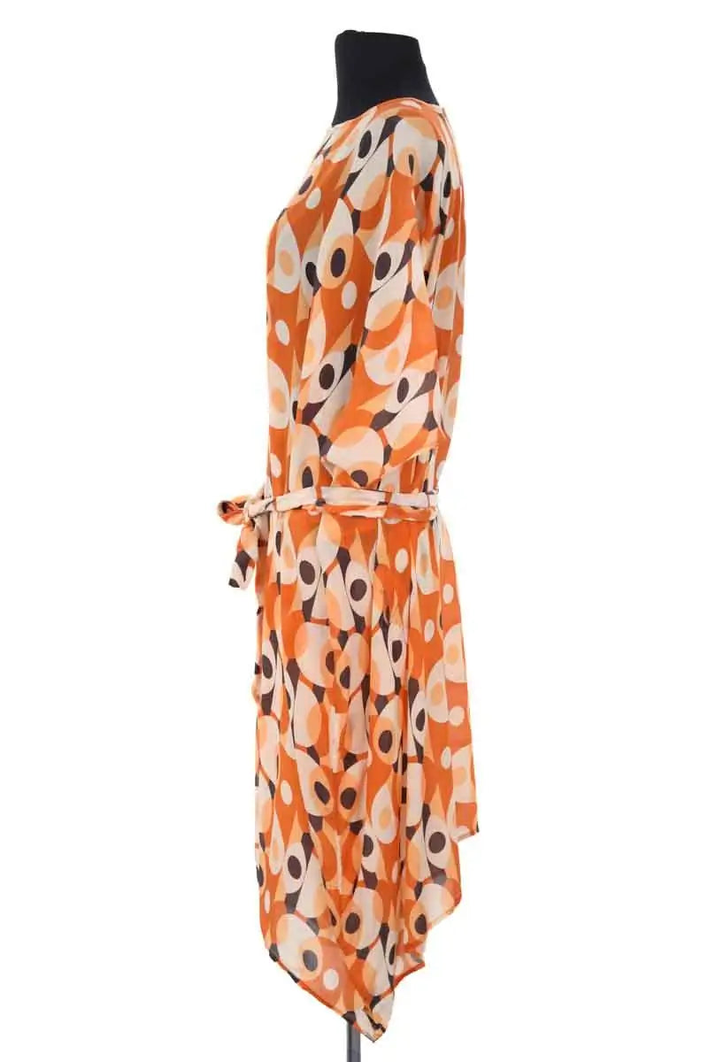 Robe Swildens Orange en Viscose