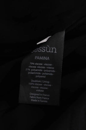Robe Sessun Noir en Synthétique