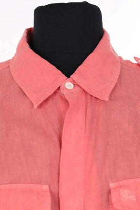 Chemise Burberry Rose en Lin