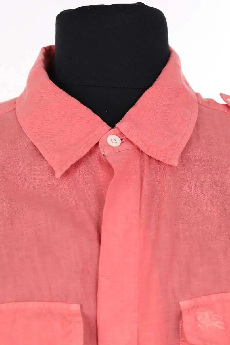 Chemise Burberry Rose en Lin