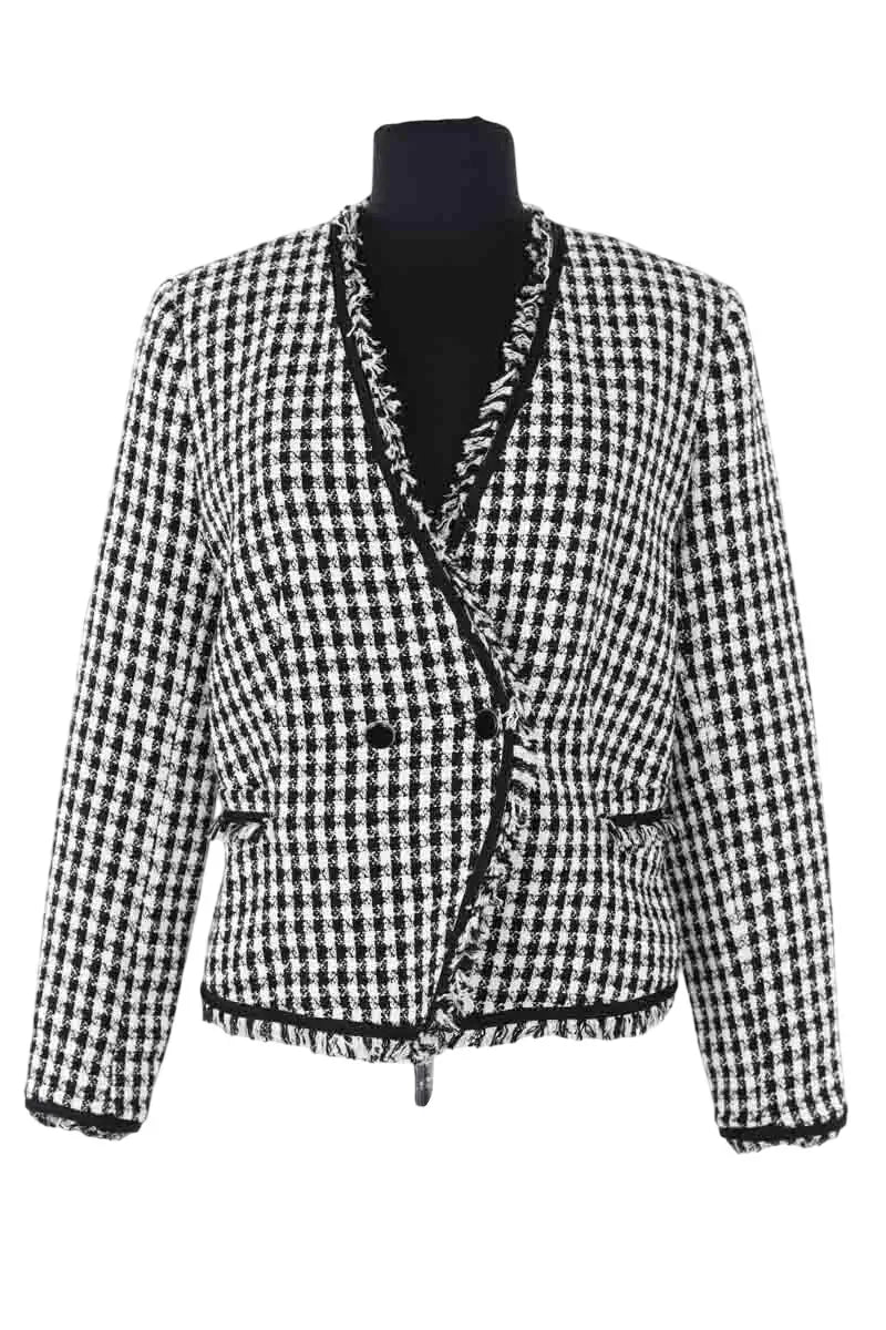 Veste Claudie Pierlot Noir en Coton, taille S - Seconde Main