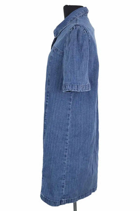 Robe Des Petits Hauts Loumina Bleu en Coton - élasthanne