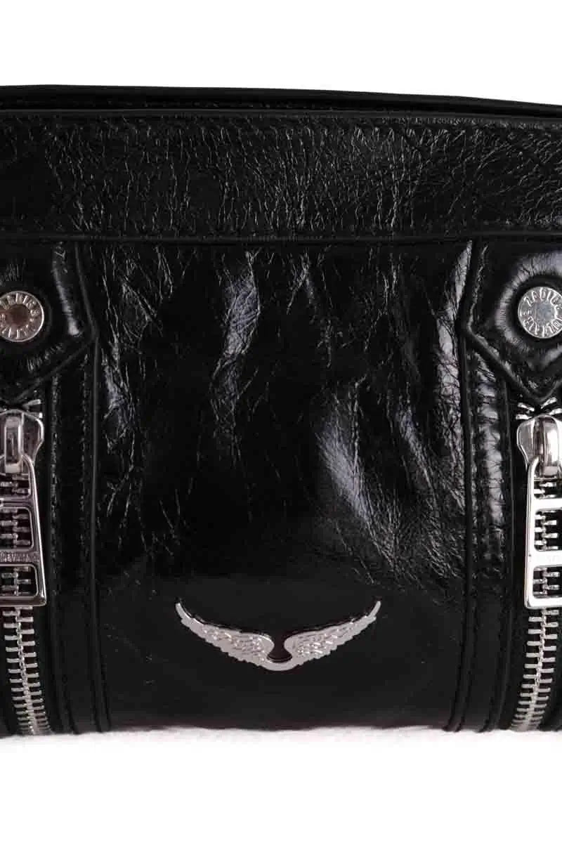 Sac à bandoulière Zadig & Voltaire Sunny Noir en Cuir