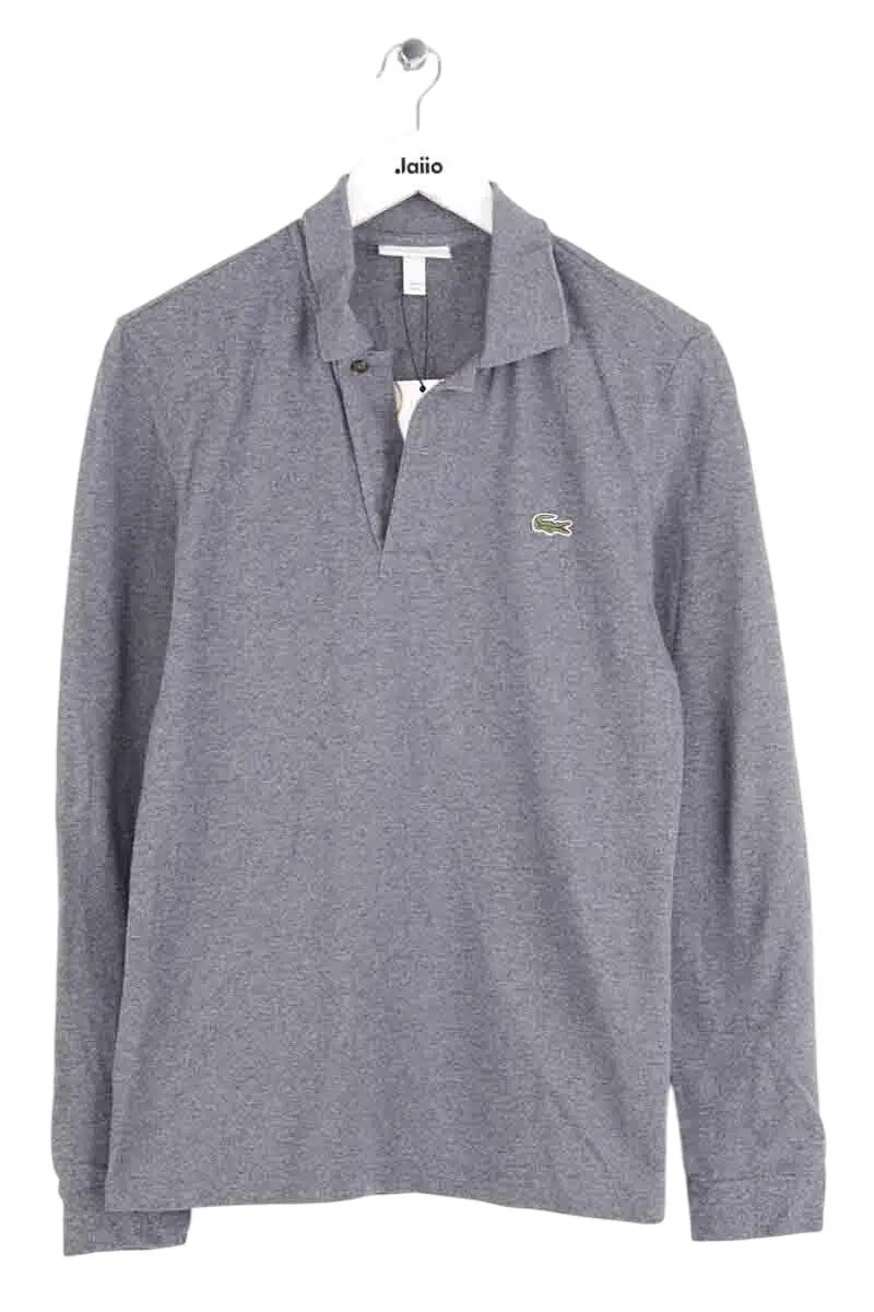 Polo Lacoste Gris en Coton, taille S - Seconde Main