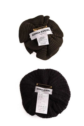 Lot de broche Sonia Rykiel Marron en Tissu