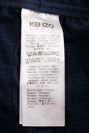 Pantalon droit Kenzo Bleu en Synthétique