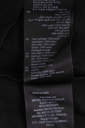 T-shirt Sandro Noir en Coton