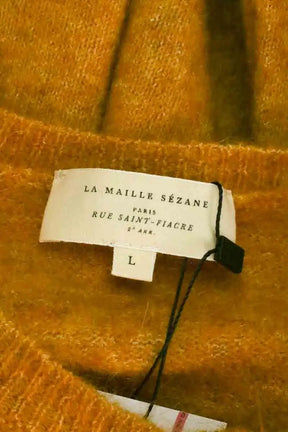 Pull Sézane Jaune en Synthétique
