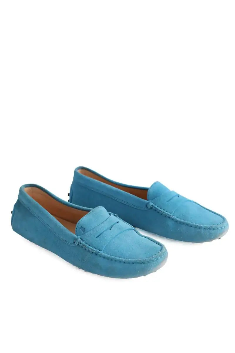 Mocassins Tod's Bleu en Daim
