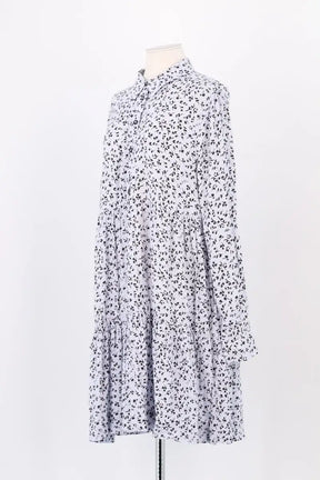 Robe Ganni Bleu en Viscose
