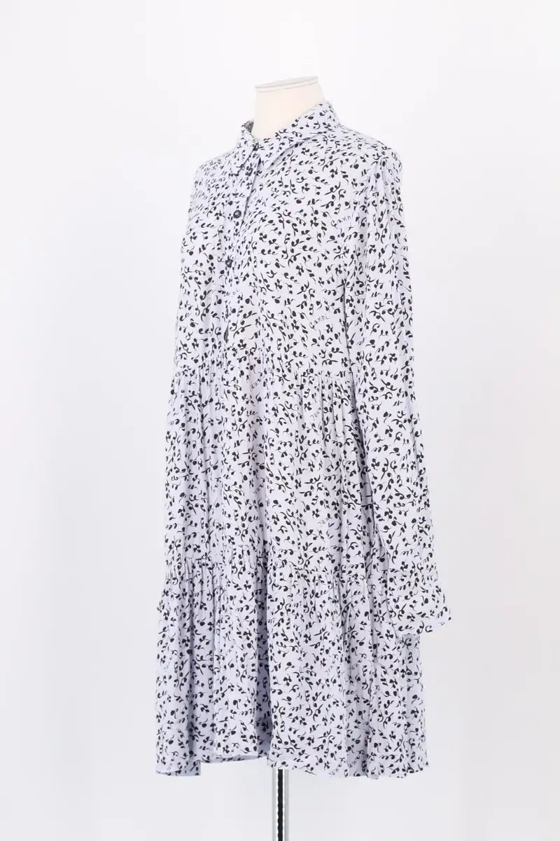 Robe Ganni Bleu en Viscose