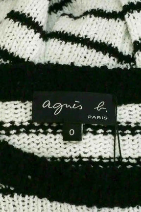 Pull Agnès B. Blanc en Laine