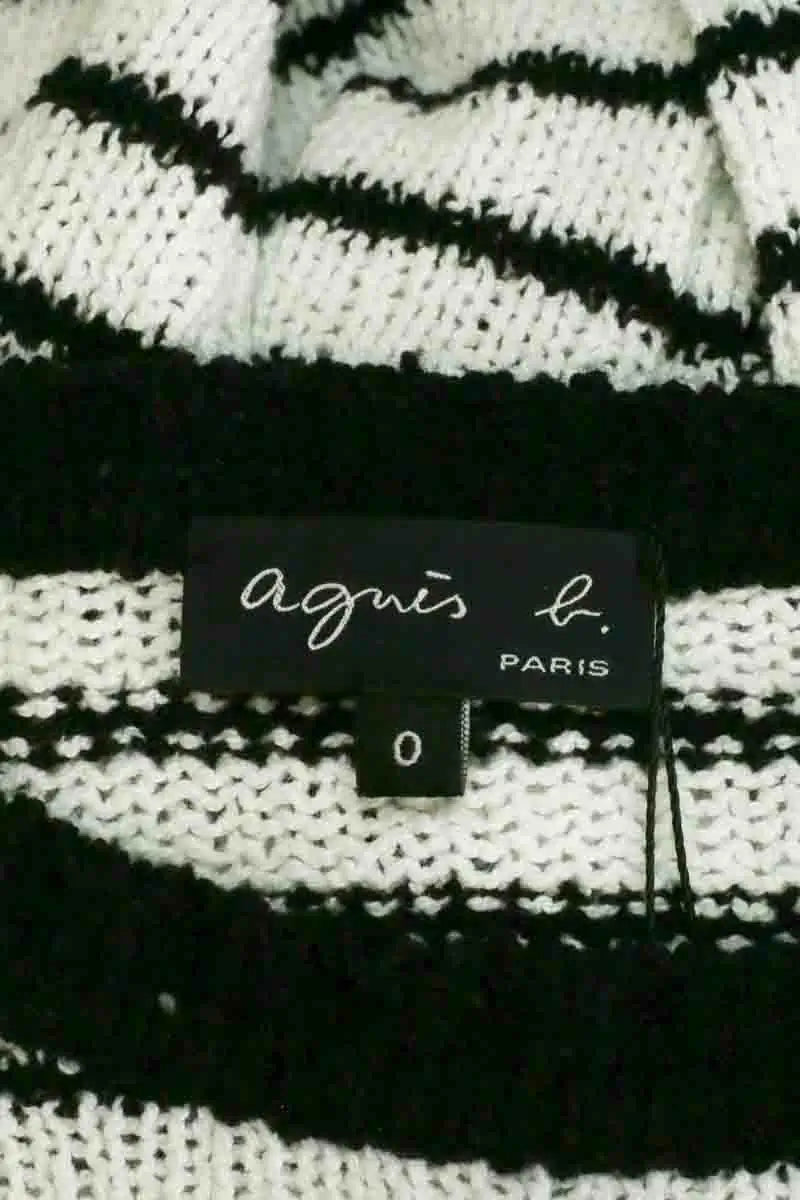 Pull Agnès B. Blanc en Laine