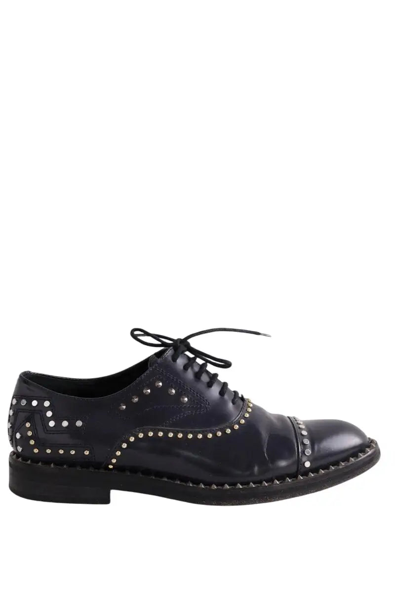 Chaussures à lacets Zadig & Voltaire Marine en Cuir, taille 40 - Seconde Main