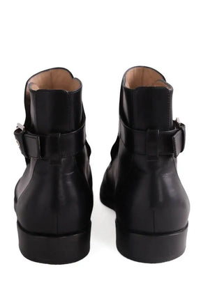Boots à boucles Gianvito Rossi Noir en Cuir