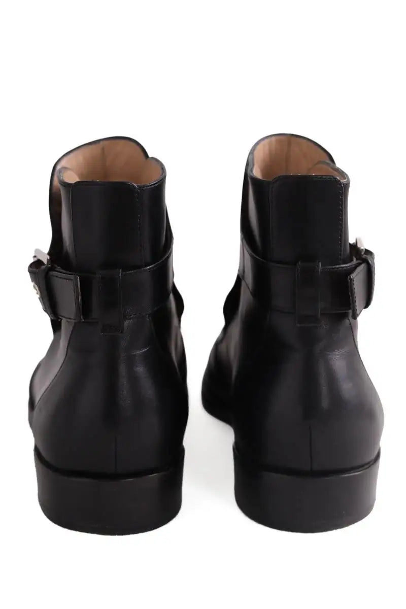 Boots à boucles Gianvito Rossi Noir en Cuir