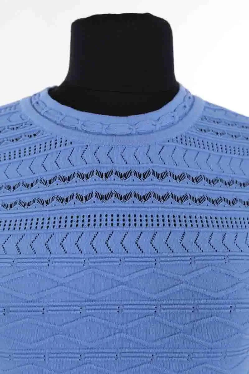 Robe Maje Bleu en Viscose