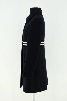 Manteau Maje Marine en Laine
