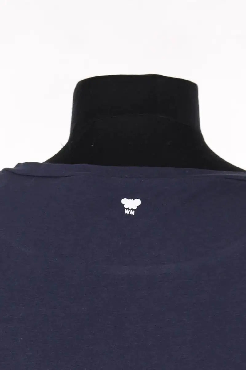Top Max Mara Marine en Coton