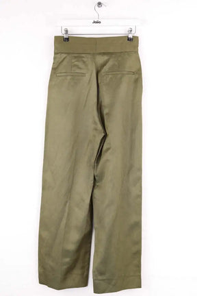 Pantalon large Sandro Kaki en Viscose