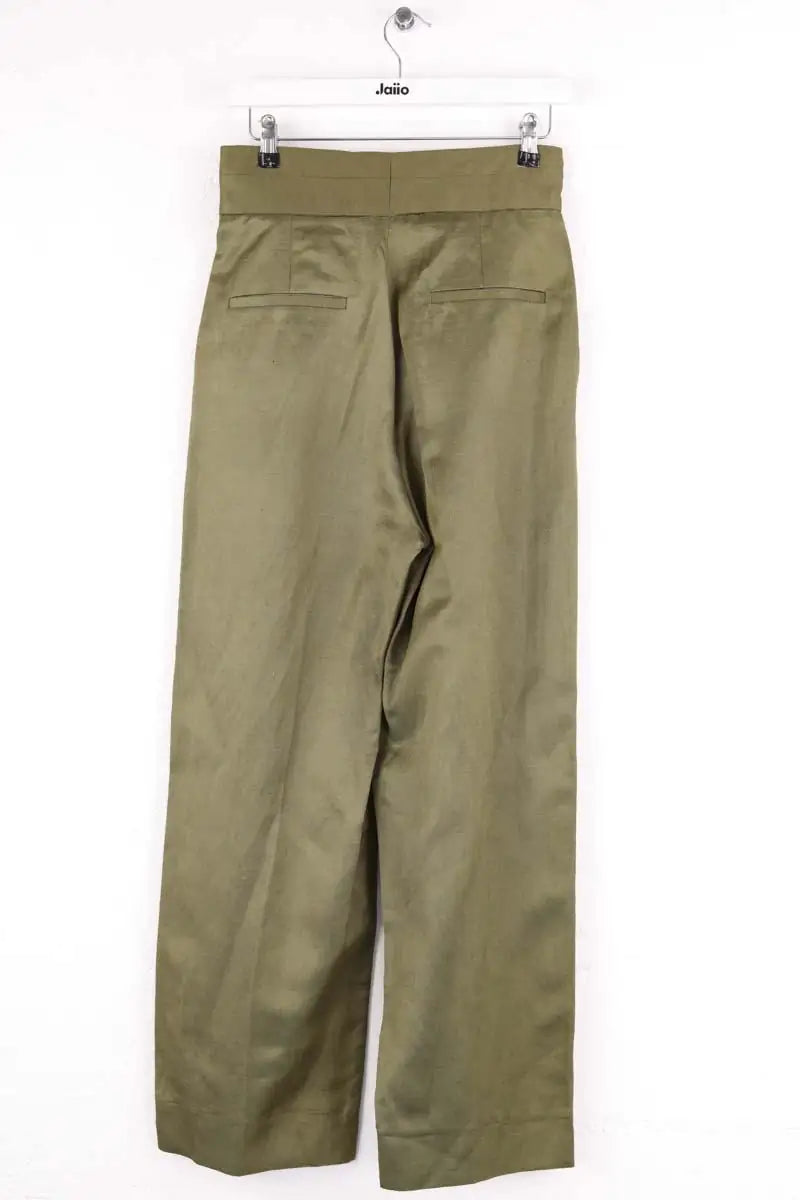 Pantalon large Sandro Kaki en Viscose