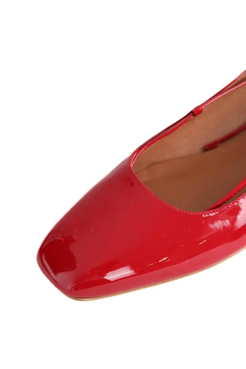 Ballerines Claudie Pierlot Rouge en Cuir verni