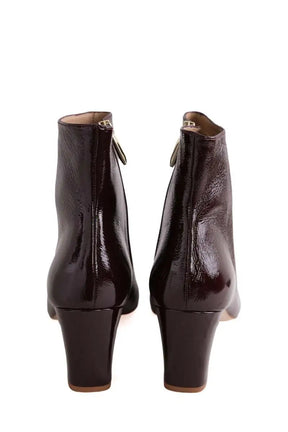 Boots LK Bennett Conway Bordeaux en Cuir verni