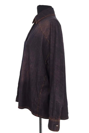 Chemise Momoni Marron en Coton