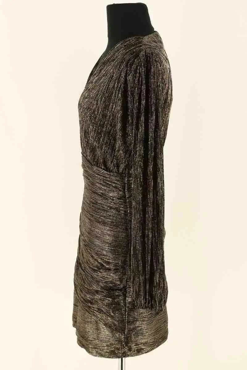 Robe Maje Doré en Synthétique