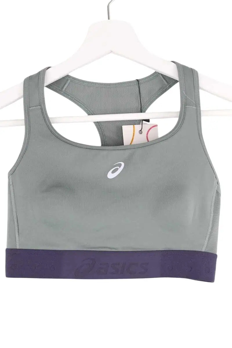 Brassière Asics Vert en Synthétique, taille S - Seconde Main