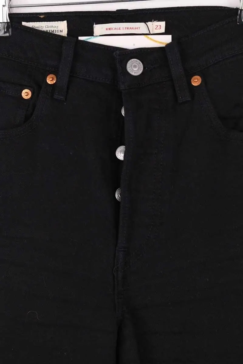 Jean large Levi's Noir en Coton