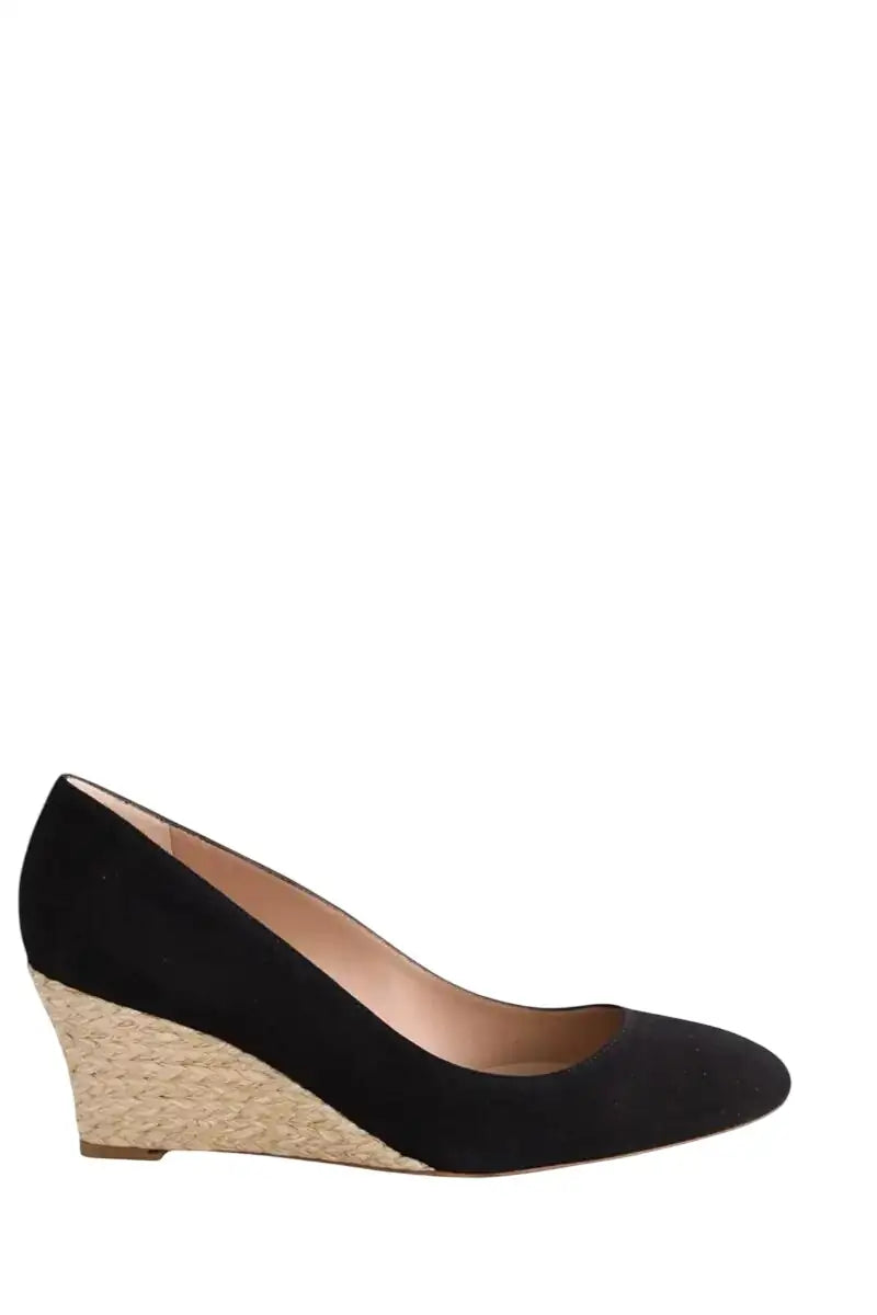 Talons LK Bennett Eevi Noir en Daim, taille 40 - Seconde Main