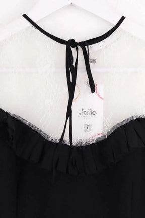 Robe Sandro Noir en Synthétique