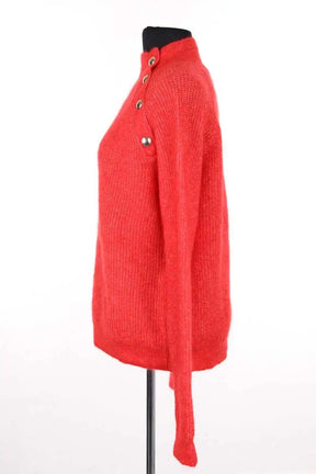 Pull Sézane Rouge en Laine