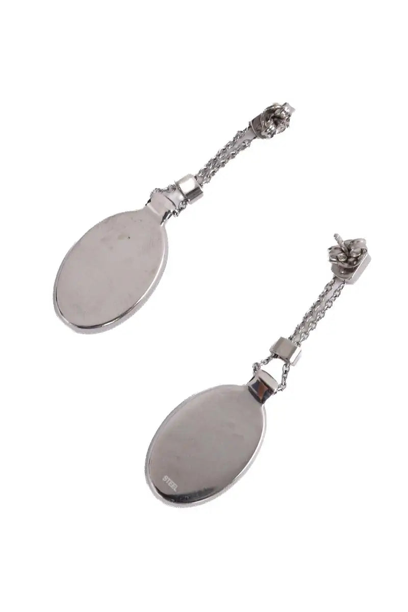 Boucles d'oreilles Cerruti Argent en Acier
