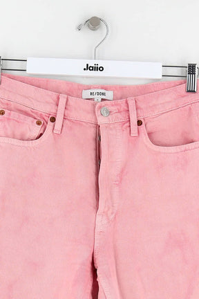 Jean droit RE/DONE  Rose