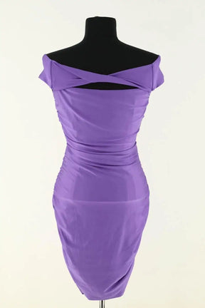 Robe Maje Violet en Synthétique