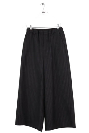 Pantalon large Sacai Noir en Laine, taille S - Seconde Main