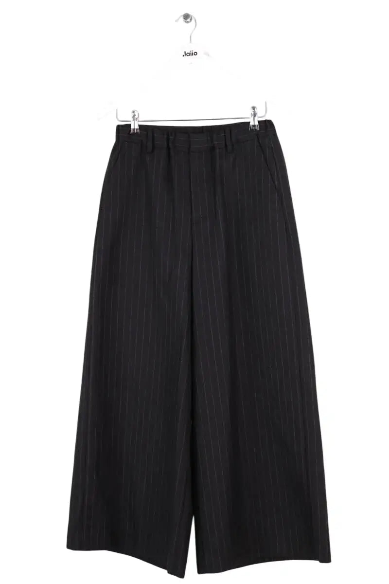 Pantalon large Sacai Noir en Laine, taille S - Seconde Main
