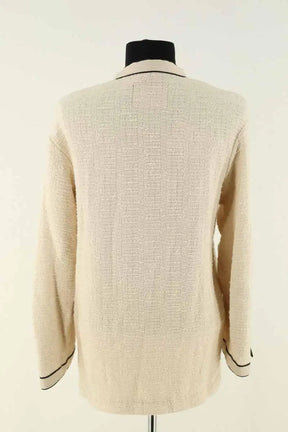 Cardigan Maje Ecru en Coton