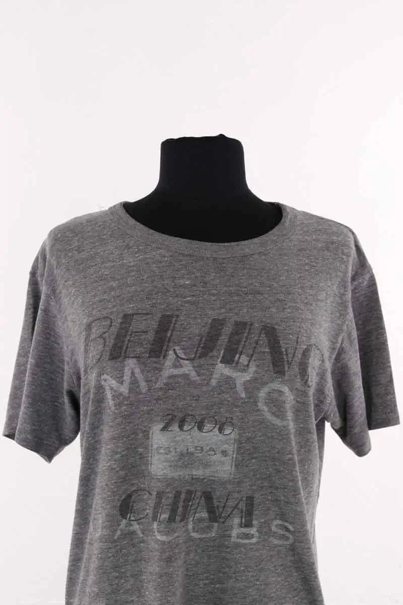 T-shirt Marc Jacobs Gris en Coton