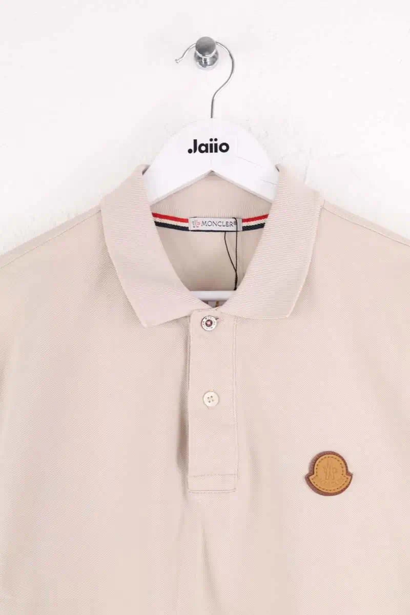 Polo Moncler Beige en Coton