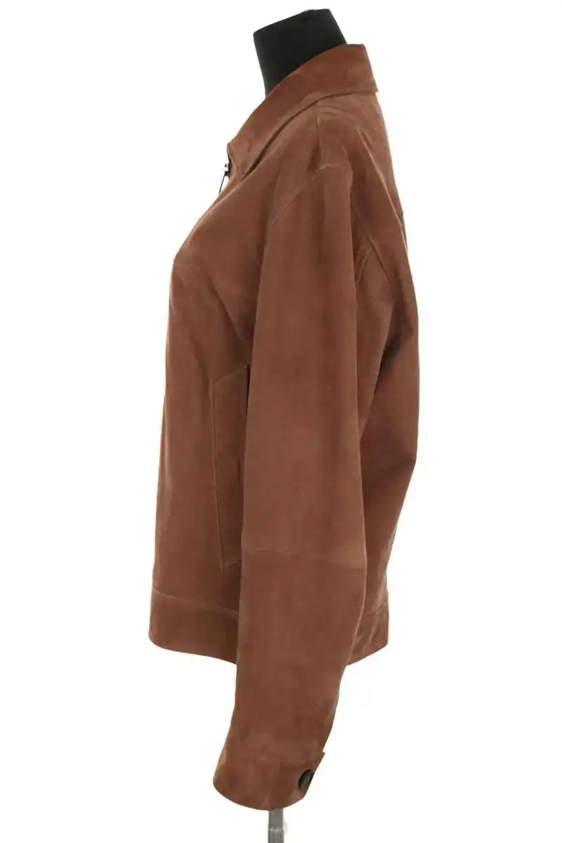 Blouson Boss Marron en Daim