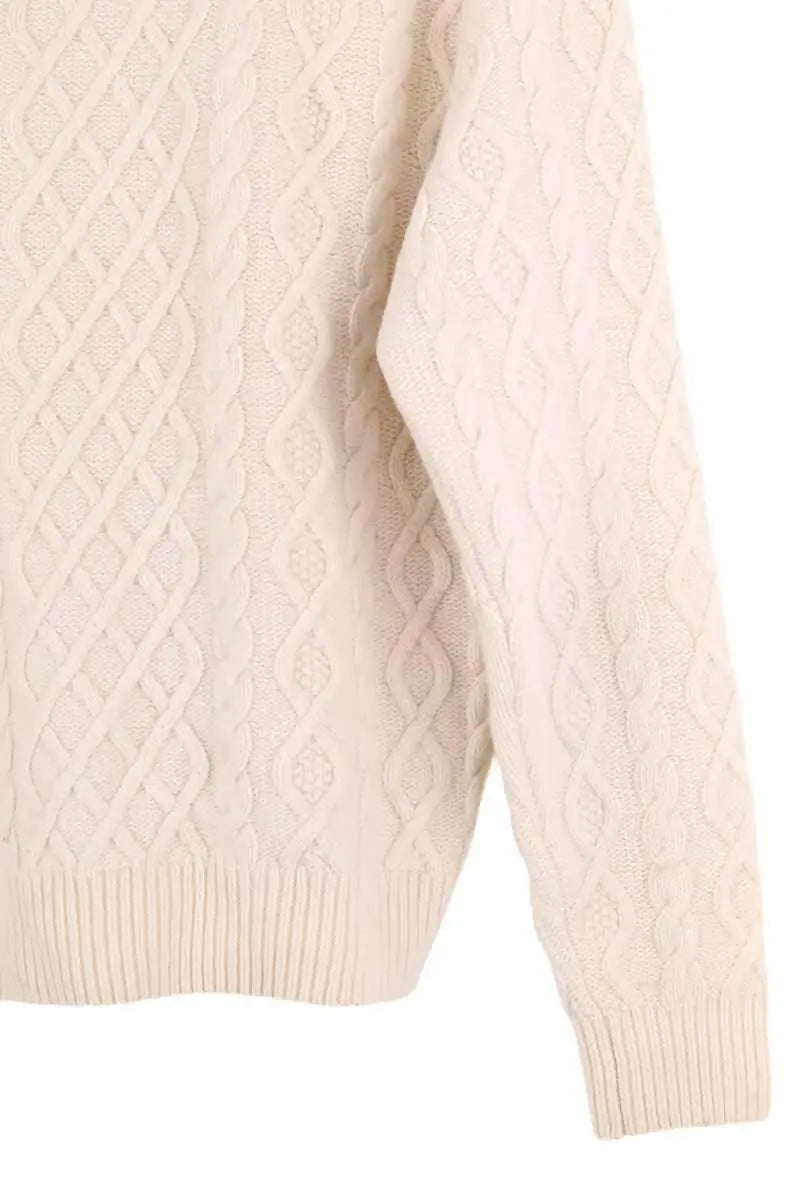 Pull Octobre Beige en Laine