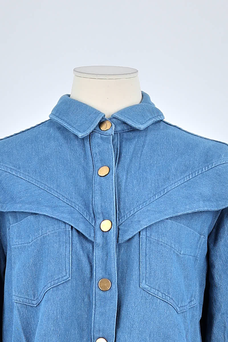 Chemise Ginette Garde  Bleu