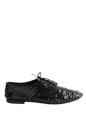Chaussures à lacets Saint Laurent Noir en Cuir verni, taille 38 - Seconde Main