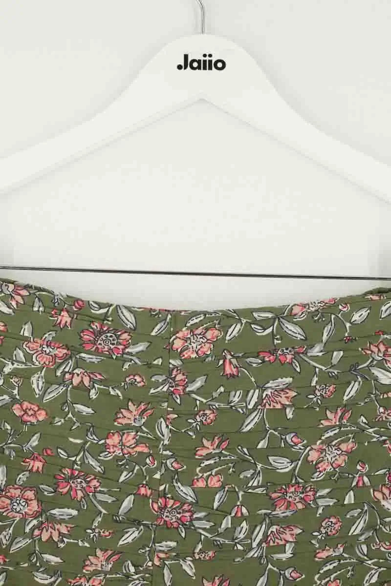 Jupe Maje Vert en Coton