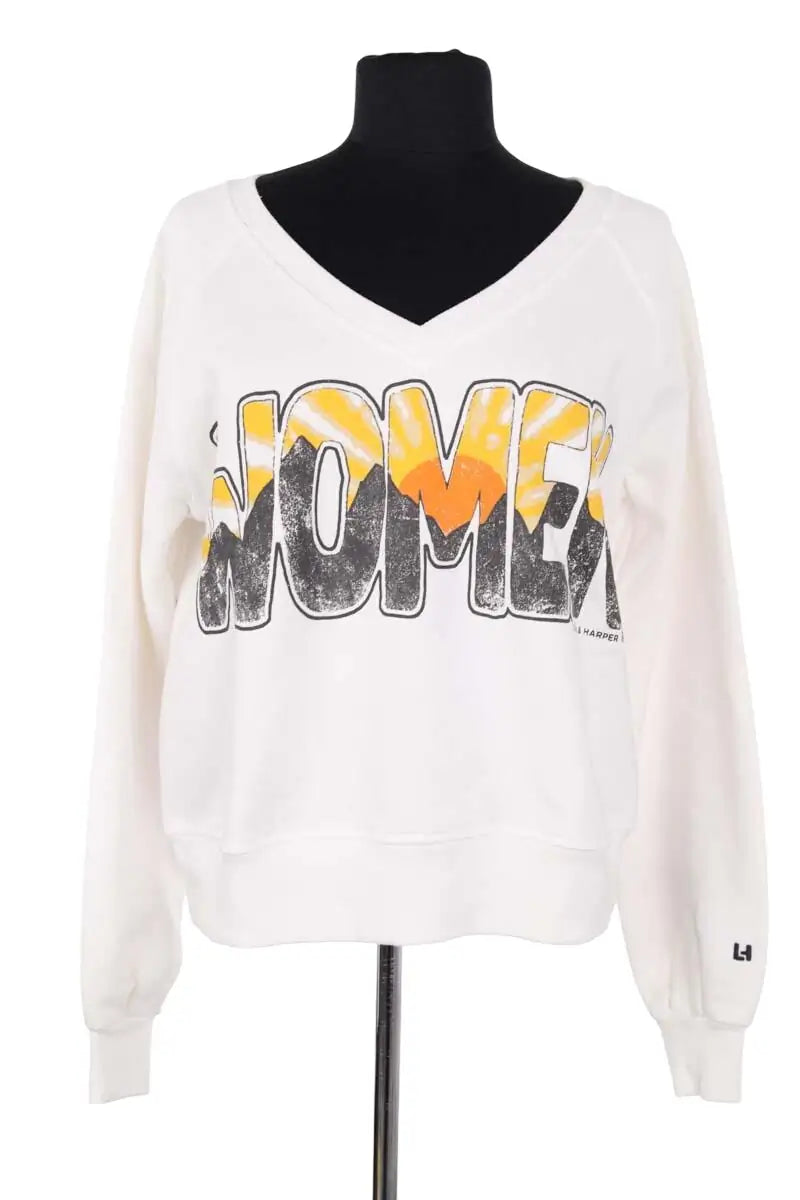 Sweatshirt Leon & Harper Blanc en Coton, taille S - Seconde Main