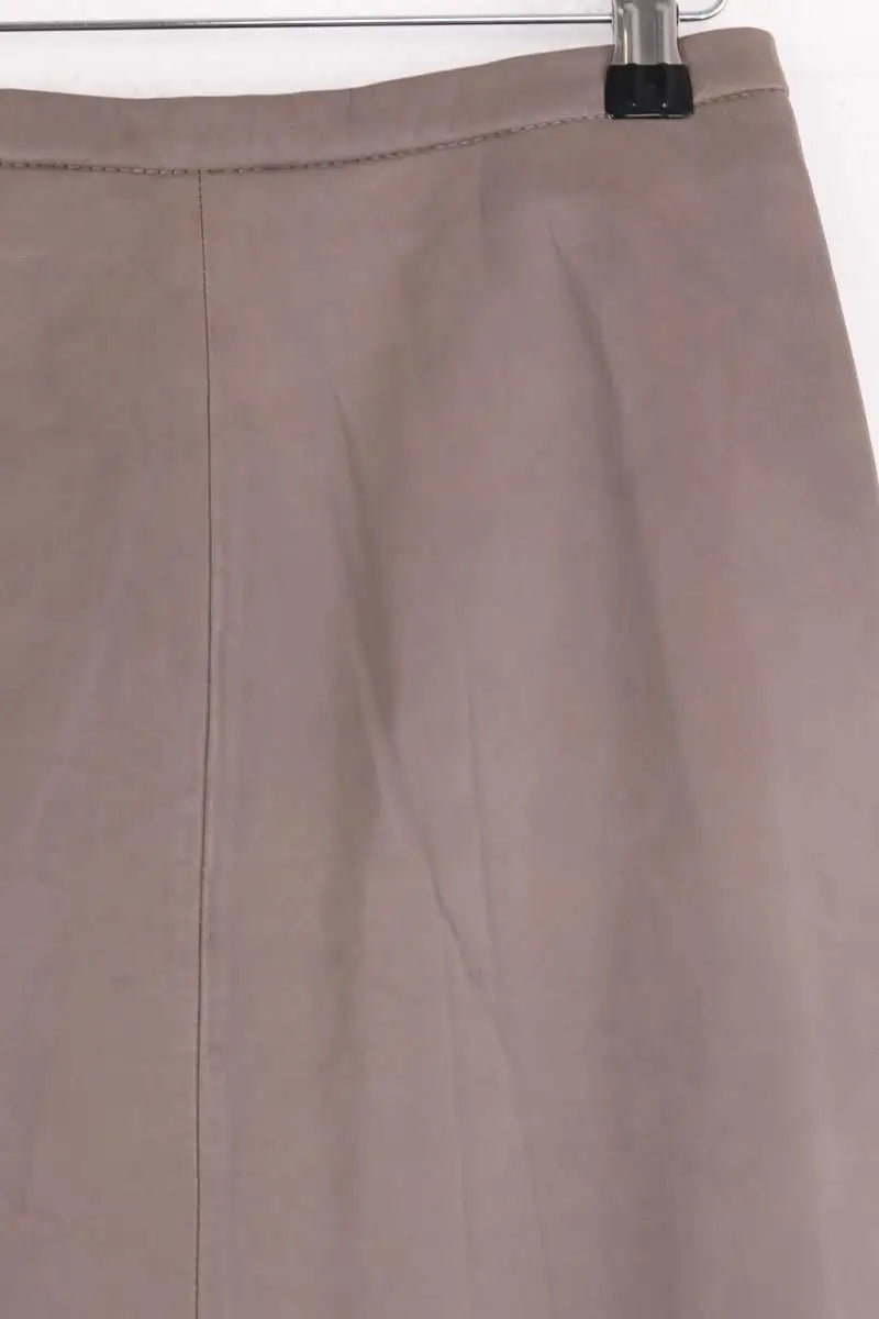 Jupe Hotel Particulier Gris en Cuir
