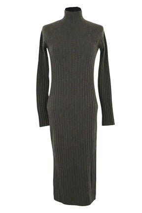 Robe Kujten Kaki en Cachemire, taille S - Seconde Main